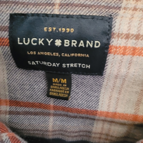 MENS Lucky Brand Saturday Stretch shirt - Picture 3 of 3